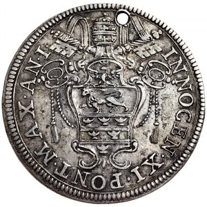 Rome (Papal State), Innocenzo XI, Testone 1676
