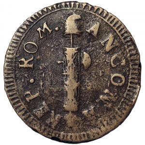 Rome (Papal State), First Roman Republic, 2 Baiocchi n.d.