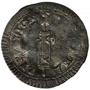 Rome (Papal State), First Roman Republic, 1/2 Baiocco 1798
