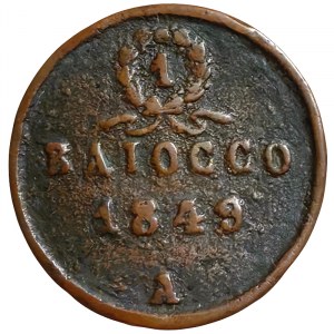 Rome (Papal State), Roman Republic, 1 Baiocco 1849