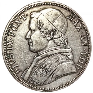 Rome (Papal State), Pio IX, Scudo 1853