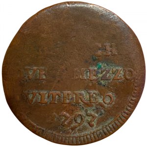 Viterbo, Pio VI, Sampietrino da Due Baiocchi e Mezzo 1797