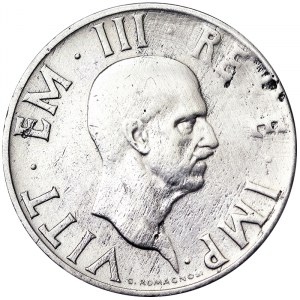 Kingdom of Italy, Vittorio Emanuele III, 2 Lire 1936, Rome