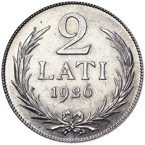 Latvia, 2 Lati 1926