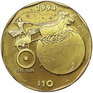 Marshall Islands, 10 Dollars 1994