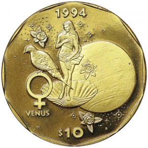 Marshall Islands, 10 Dollars 1994