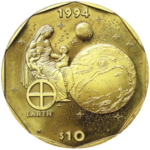 Marshall Islands, 10 Dollars 1994