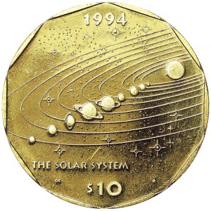 Marshall Islands, 10 Dollars 1994