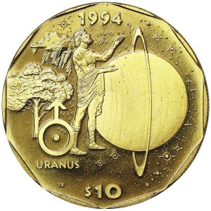 Marshall Islands, 10 Dollars 1994