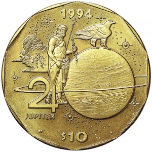 Marshall Islands, 10 Dollars 1994
