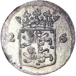 Netherlands, Holland Province, 2 Stuivers 1775