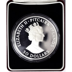 Pitcairn Islands, Elizabeth II, 50 Dollars 1990