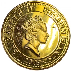Pitcairn Islands, Elizabeth II, 2 Dollars 2009