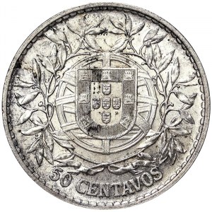 Portugal, 50 Centavos 1913