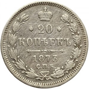 Russia, Alexander II, 20 Kopeks 1873