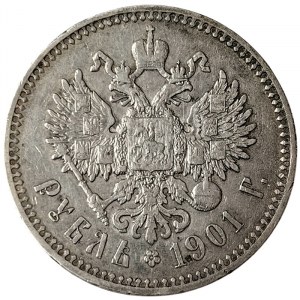 Russia, Nicholas II, Rouble 1901