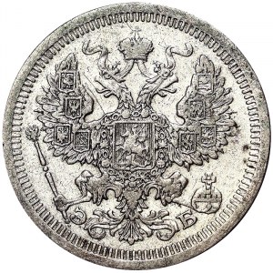 Russia, Nicholas II, 20 Kopeks 1908