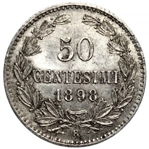 San Marino, 50 Centesimi 1898, Roma