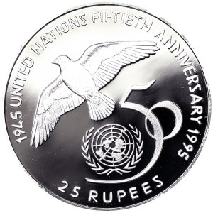 Seychelles, 25 Rupees 1995