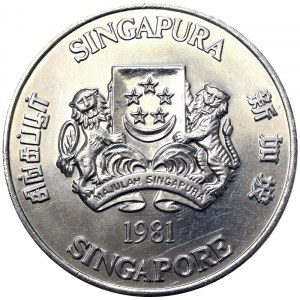 Singapore, 10 Dollars 1981