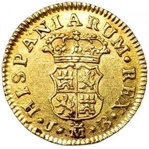 Spain, Ferdinand VI, 1/2 Escudo 1756, Madrid