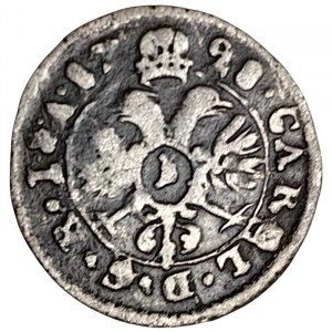 Switzerland, Chur, Charles VI, 1 Kreuzer 1728