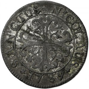 Switzerland, Fribourg, 1/2 Batzen 1789