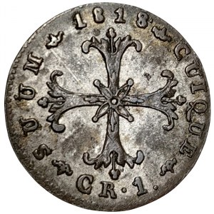 Switzerland, Neuchatel, 1 Kreuzer 1818