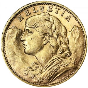 Switzerland, 20 Francs 1916