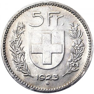 Switzerland, 5 Francs 1923, Bern