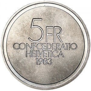 Switzerland, 5 Francs 1983, Bern