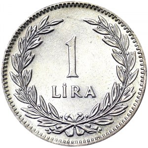 Turkey, 1 Lira 1948