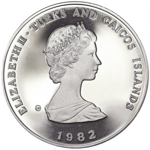 Turks & Caicos Islands, Elizabeth II, 10 Crowns 1982