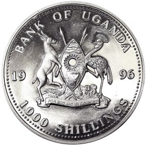 Uganda, 1.000 Shillings 1996