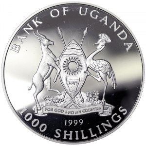 Uganda, 1.000 Shillings 1999