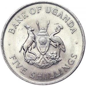 Uganda, 5 Shillings 1968