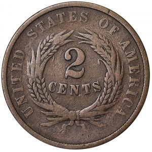 United States, 2 Cents (1864-1873) 1864, Phildelphia