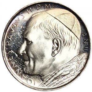 Vatican City, Giovanni Paolo II, 500 Lire 1979, Rome