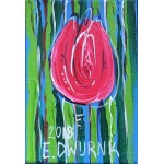 Edward Dwurnik (1943 - 2018), Tulipan, 2018