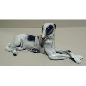 Lying greyhound - Table Porcelany Plant Walbrzych