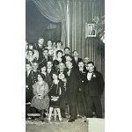 Fotografia sytuacyjna - Bal noworoczny - Polska lata 30 XX w. [Godło]