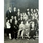 Fotografia sytuacyjna - Bal noworoczny - Polska lata 30 XX w. [Godło]