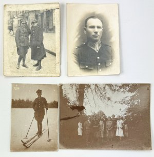 A set of photographs of Polish Army soldiers [lieutenant colonel, State Police of the Second Republic].