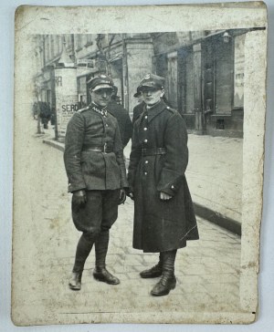 A set of photographs of Polish Army soldiers [lieutenant colonel, State Police of the Second Republic].