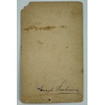 Zestaw dwóch fotografii kartonikowych - Adam Mickiewicz i Henryk Sienkiewicz