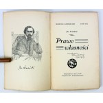LEMAŃSKI Jan - Eigentumsrecht - Lviv 1909