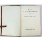KRASIŃSKI Zygmunt - Pisma - Wydanie jubileuszowe - Kraków 1912