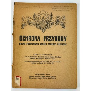 PAWLIKOWSKI Jan Gwalbert - Ochrona przyrody - Varšava 1920