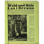 LAS i DREWNO - Wald und Holz - Kraków 1941 kompletny rocznik [Beskidy, Tatry, leśnictwo, łowiectwo, okupacja, reklamy] RZADKIE