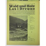 LAS i DREWNO - Wald und Holz - Kraków 1941 kompletny rocznik [Beskidy, Tatry, leśnictwo, łowiectwo, okupacja, reklamy] RZADKIE